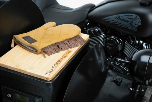 Traeger and Indian Motorcycle collaboration